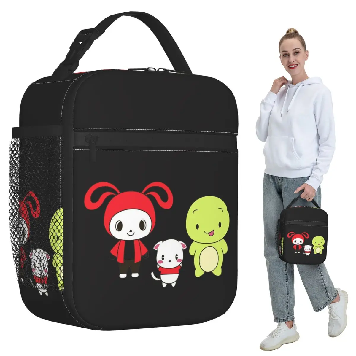 

Jj Mikey Maizen Insulated Lunch Bag for Kids School Cooler Thermal Food Box Tote Leakproof Lunch Boxes Container