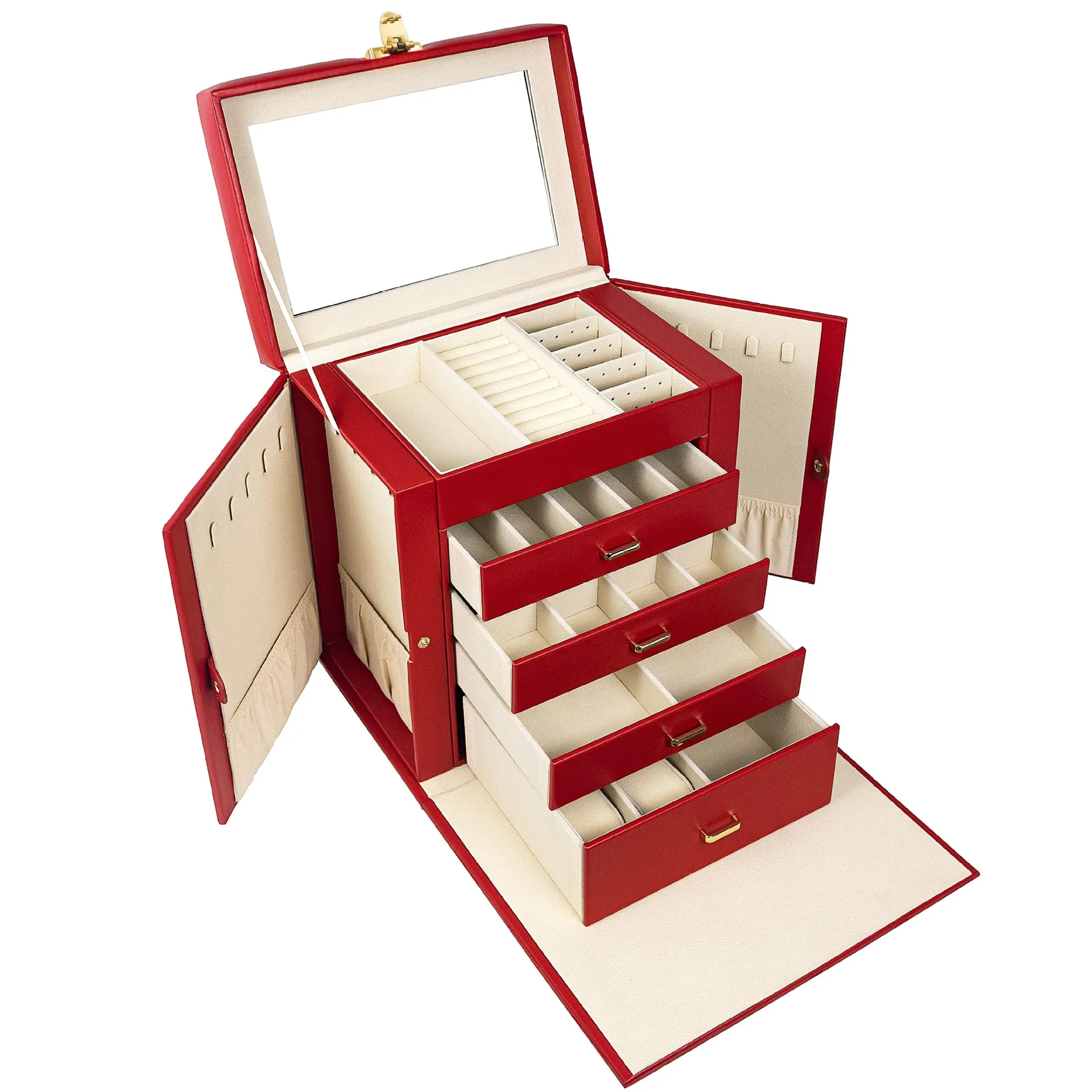 

Jewelry Box, Accessories, Storage Box, Leather, Drawer, Jewelry