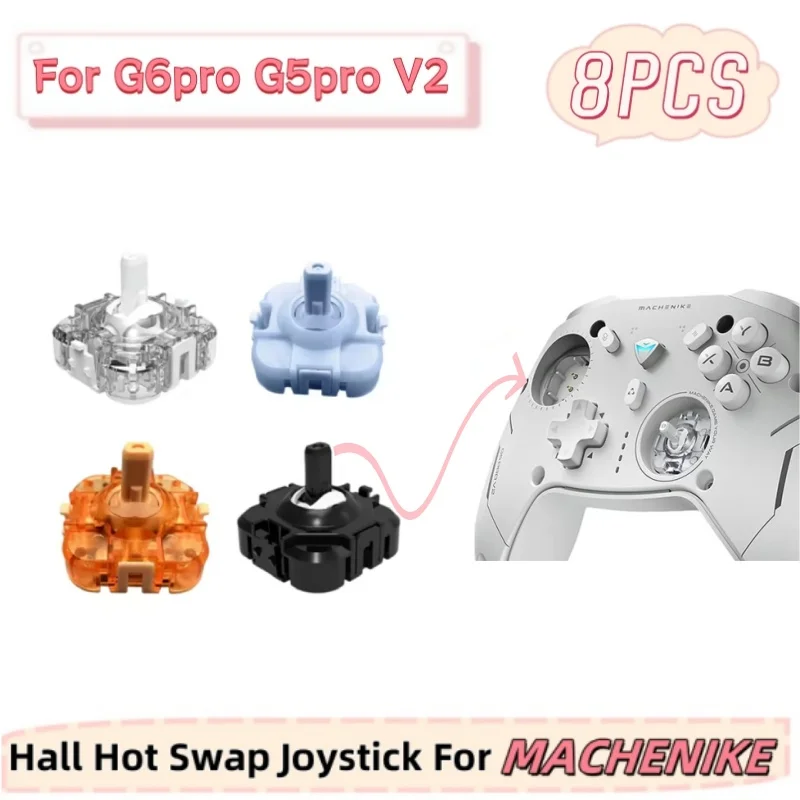 

8Pcs Hall Hot Swap Joystick For MACHENIKE G6pro G5pro V2/Thunderobot G80 Game Controller JH20 Hall Joystick 320gf 540gf 700gf