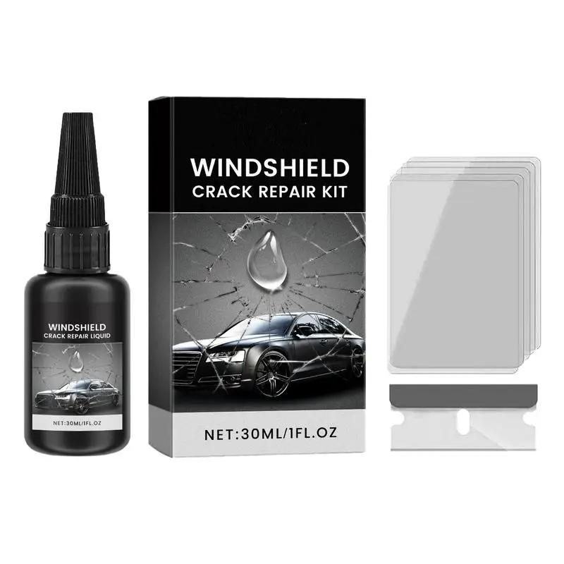 Car Windshield Repair Fluid Windshield Repair Fluid Kit Automotive Multifunctional Windscreen Tool Glue For Fixing Chips