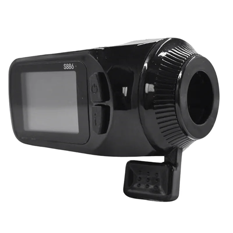 電動自転車用サムスロットルメーター,LCDディスプレイパネル,SMプラグ,eスクーター,s886,24v,36v,48v,60v