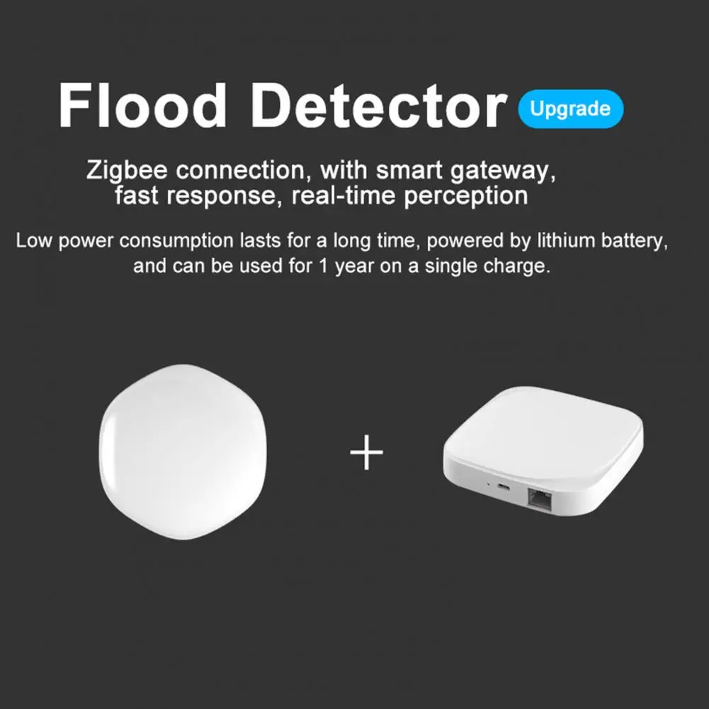 Water Leakage Sensor  Practical Easy to Use Alarm  Overflow Security Alarm System for Bathroom