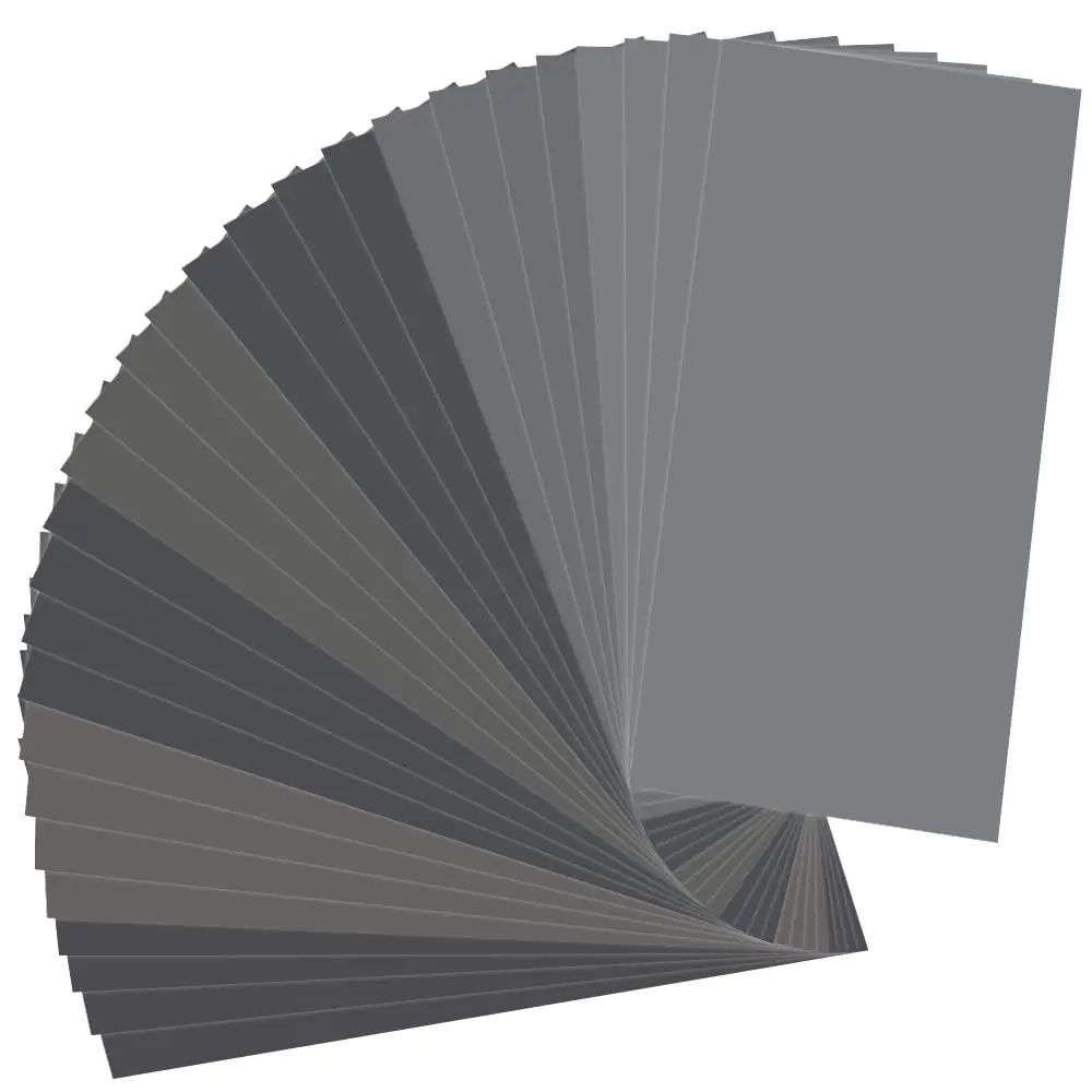 

Набор из 40 штук влагостойкой наждачной бумаги, зернистость 220-3000, для полировки дерева, металла, шлифовки автомобилей