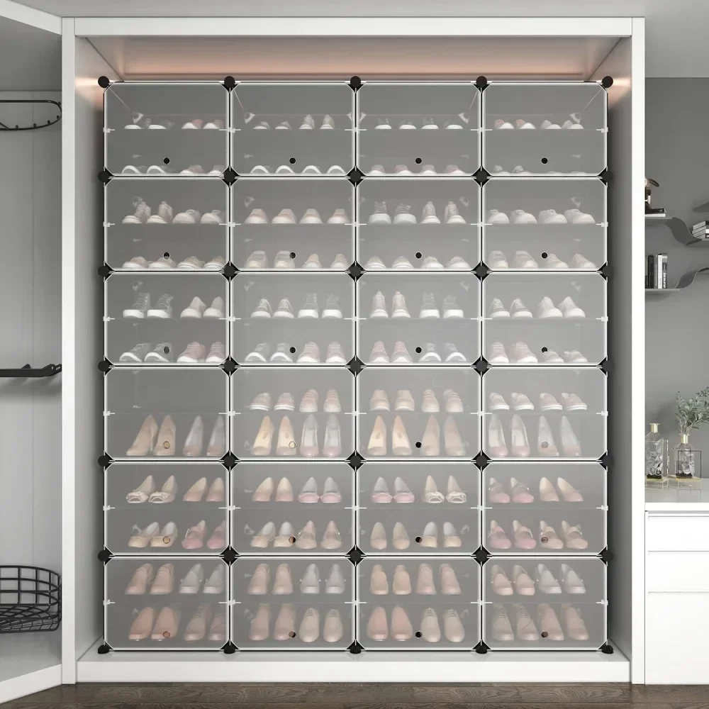 Shoe Cabinet Large Storage Cabinet With Lid and Door Oversized Plastic Portable Shoe Rack Organizer for Entrance Bedroom Shoes