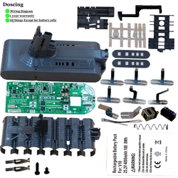 7*21700 V10 Battery Case with PCB BMS for Dyson V10 Animal Absolute V10 Fluffy Cordless Vacuum Cleaner Battery Accessories