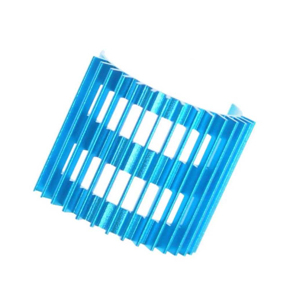 

Blue Aluminum Heatsink Motor Heat Sink For Minis Motor Heatsink Buggies Electric Boats Durable Alloy Plastic