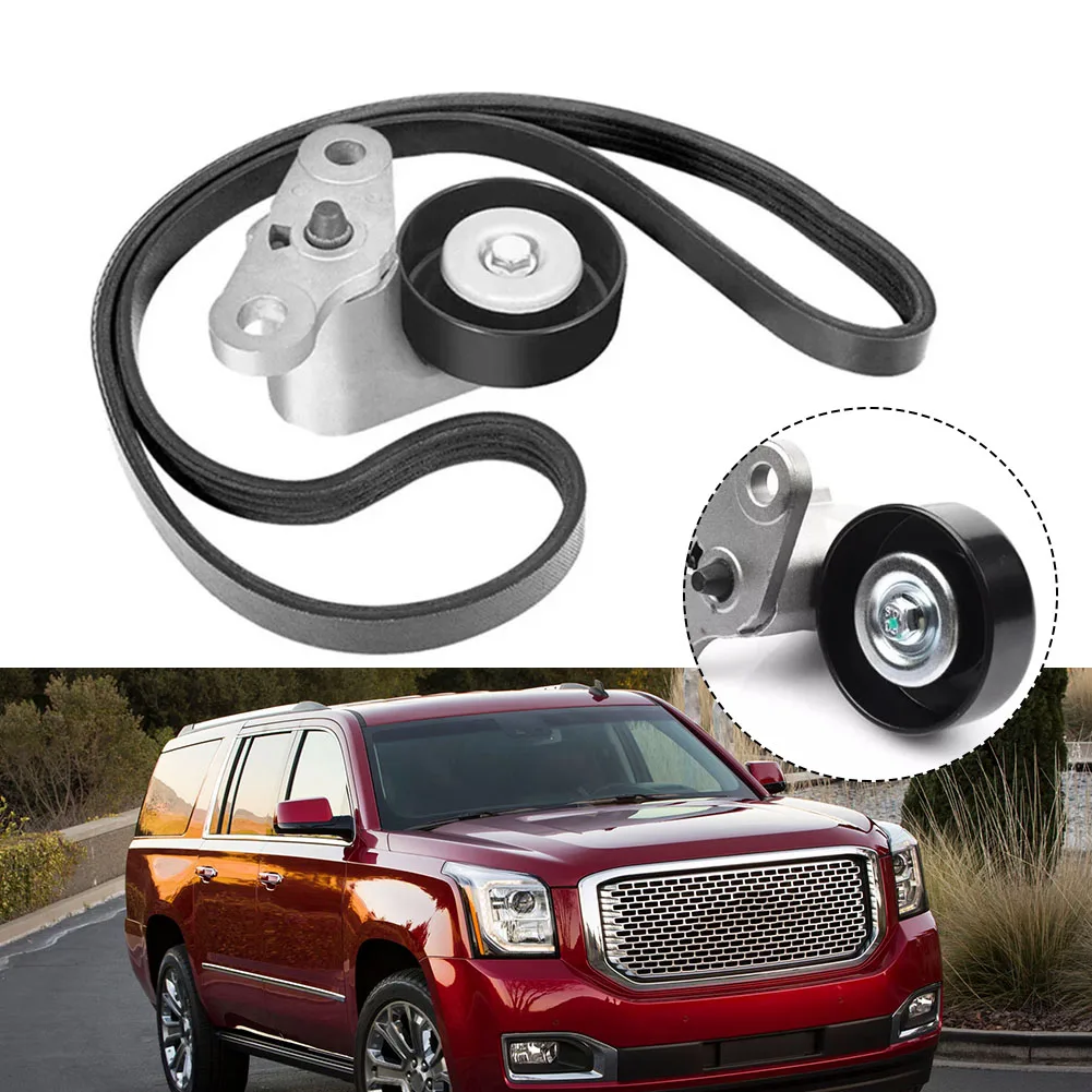 Kit de Correa Serpentina para Mantenimiento de Automóviles 90K-38159, Kit de Correa y Rueda de Buena Calidad para Chevrolet