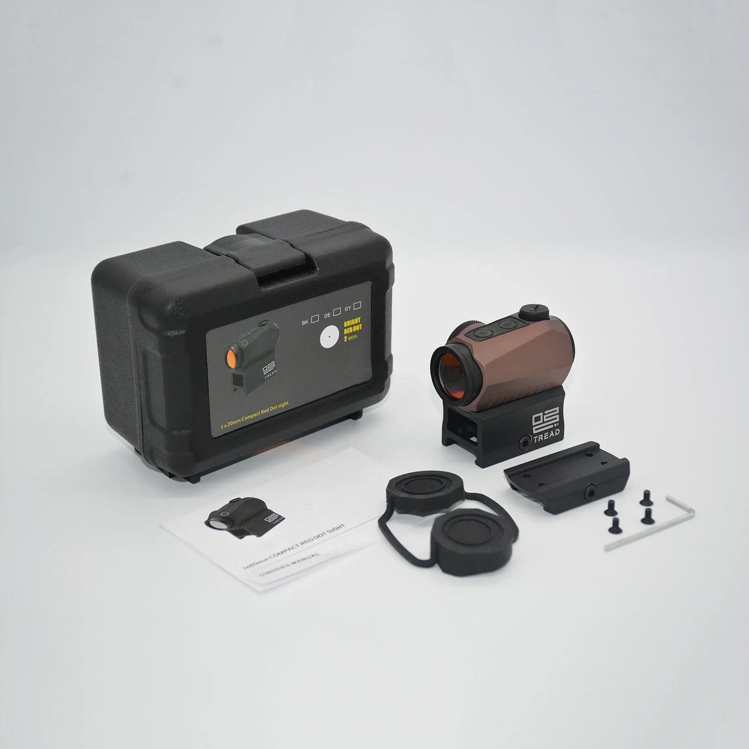 Optical R5 1x20mm 2 MOA Red Dot Sight Fast Mount Reflex Scope Holographic Waterproof Riflescope Hunting 20mm Riser Mounts