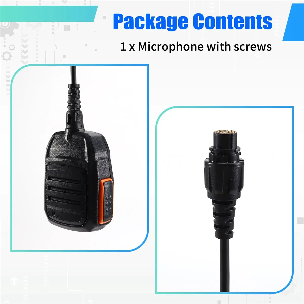 OKgood SM16A1 Microphone PTT Mic Speaker for Hytera HYT MD-780 MD-680 MD680 MD780 MD782U RD620 RD980 MT680 Car Mobile Radio