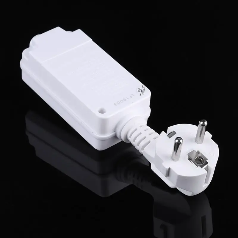 Interruptor de circuito doméstico de 16A, 220-240V, enchufe de la UE, GFCI, fuga para protección de seguridad, adaptador de enchufe RCD