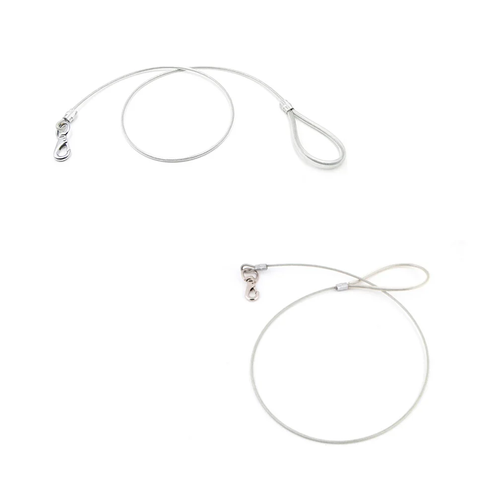 

Durable Pet Leash Heavy Duty Dog Training Lead 0.6 X 120cm Chew Proof Steel Wire Rope for Large Dogs Walking Strap