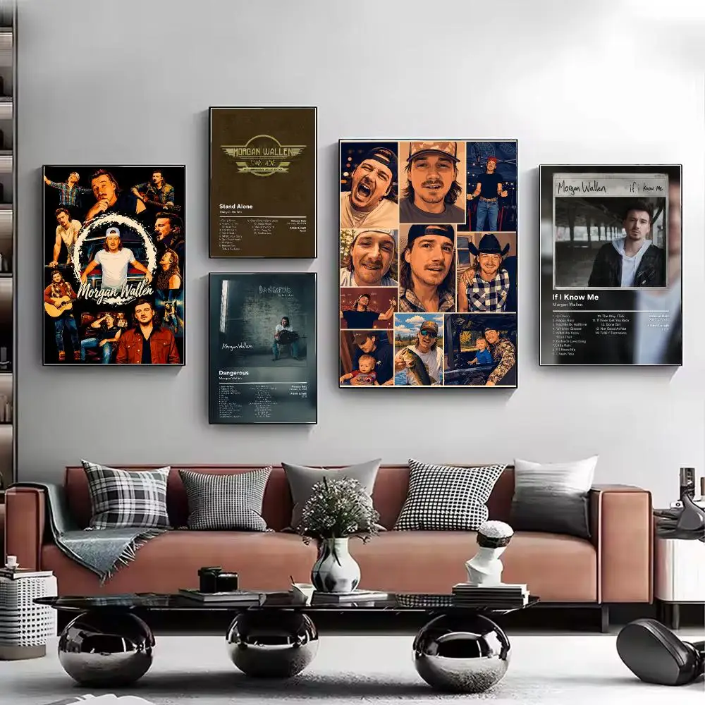 Singer Morgan Wallen Album Poster Stylish Wall Art Print for Living Room Bedroom Study Office Café Home Decor Modern Gift