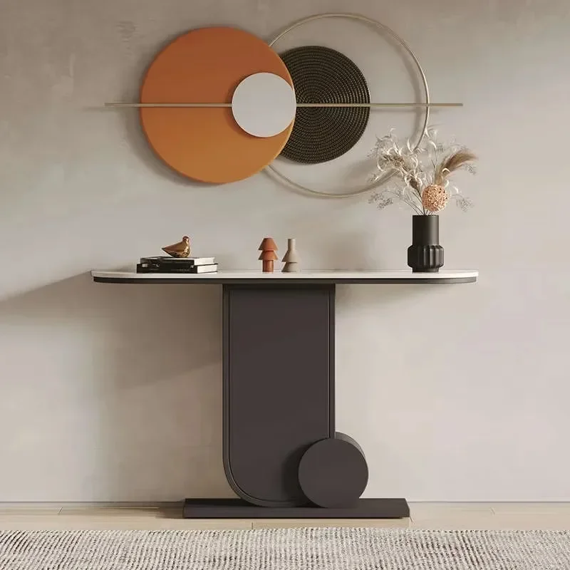 

Роскошный скандинавский стол для гостиной в прихожей, вертикальный узкий классический стол, винтажный дизайн, Tisch Wohnzimer, входная мебель для дома