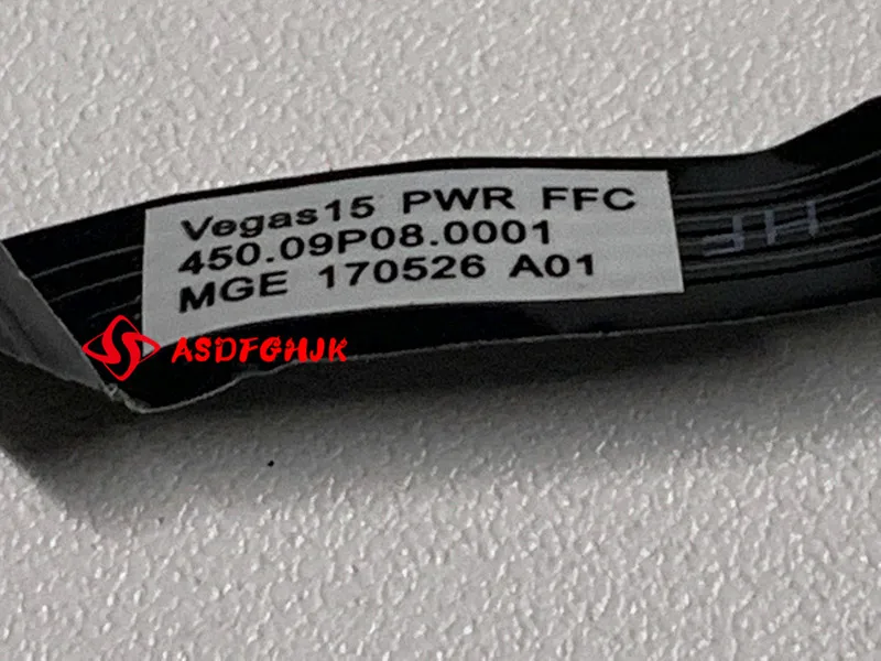 Originele VEGAS15 Pwr Ffc Voor Dell Inspiron 15 3568 Knopkaart En Kabel 450.09p08.0001 6v0n7 Werkt Perfect