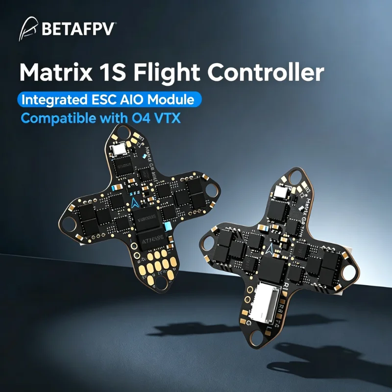 BETAFPV Matrix 1S Flight Controller Integrated ESC AIO Module for O4 VTX