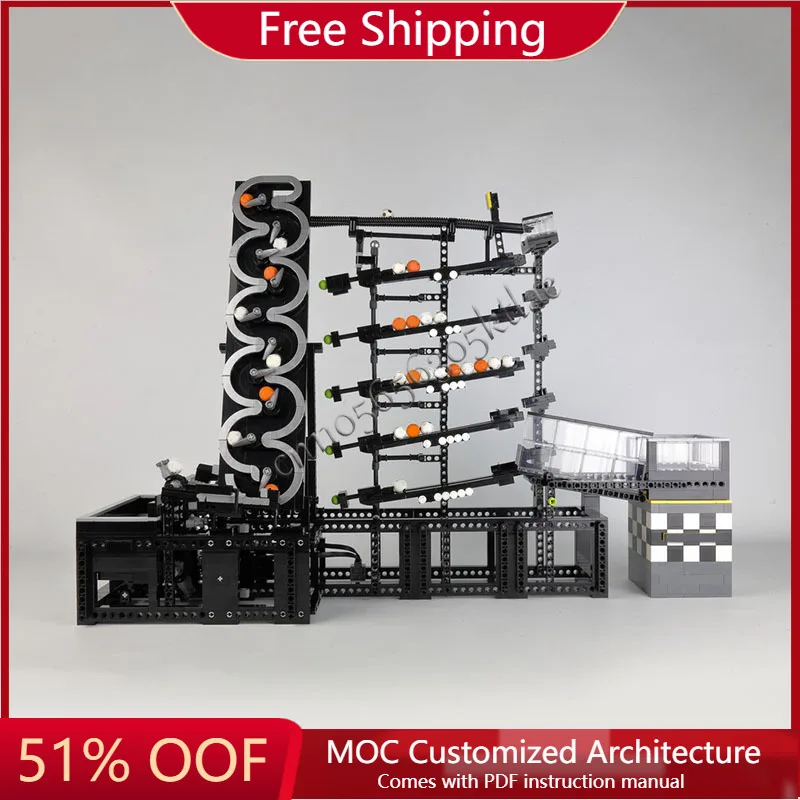 

1881 шт. средневековый логарифмический счетчик шариков, строительный блок, модель DIY в сборе, развивающая игрушка для взрослых, подарки на Рождество и день рождения