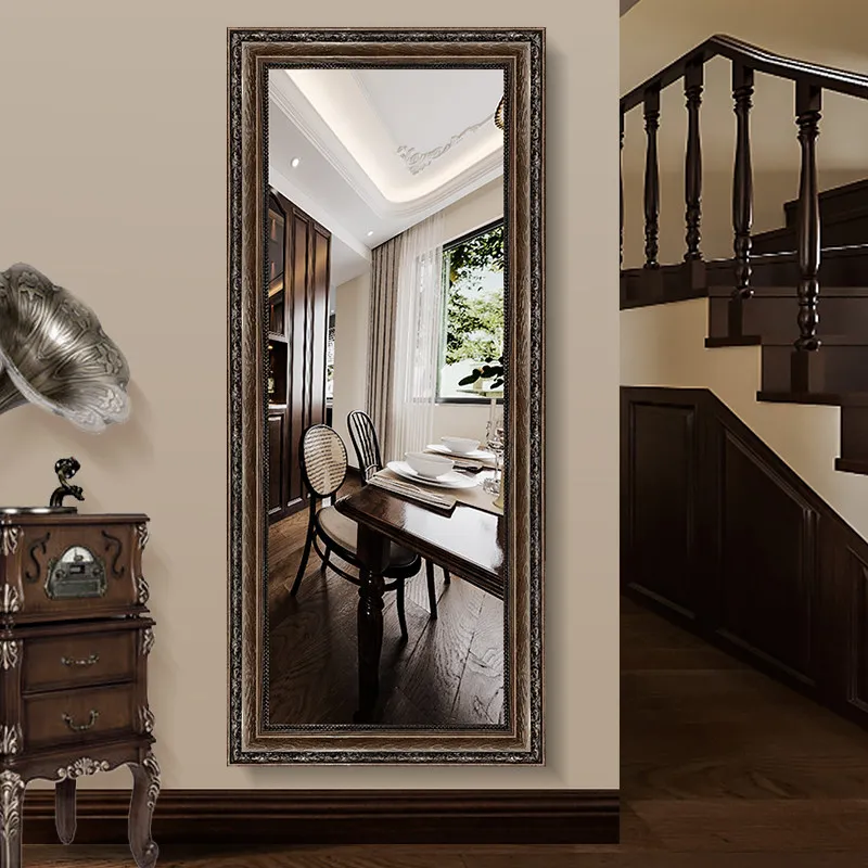 Modern Wall Mirror Living Room Moving Standing Standing Long Luxury Men Bedroom Bathroom Mirror Floor Espelhos Home Products