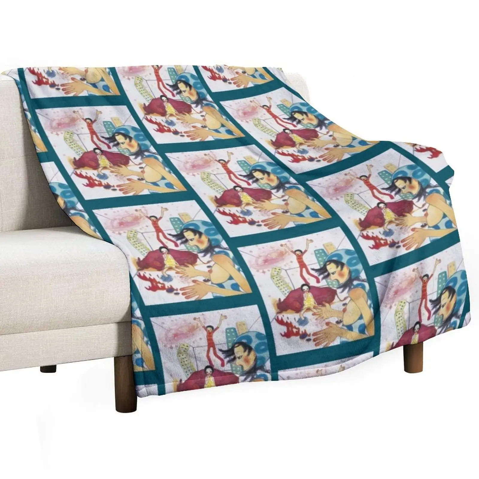 Aya Takano Throw Blanket For Baby blankets and throws for babies Beach Blankets