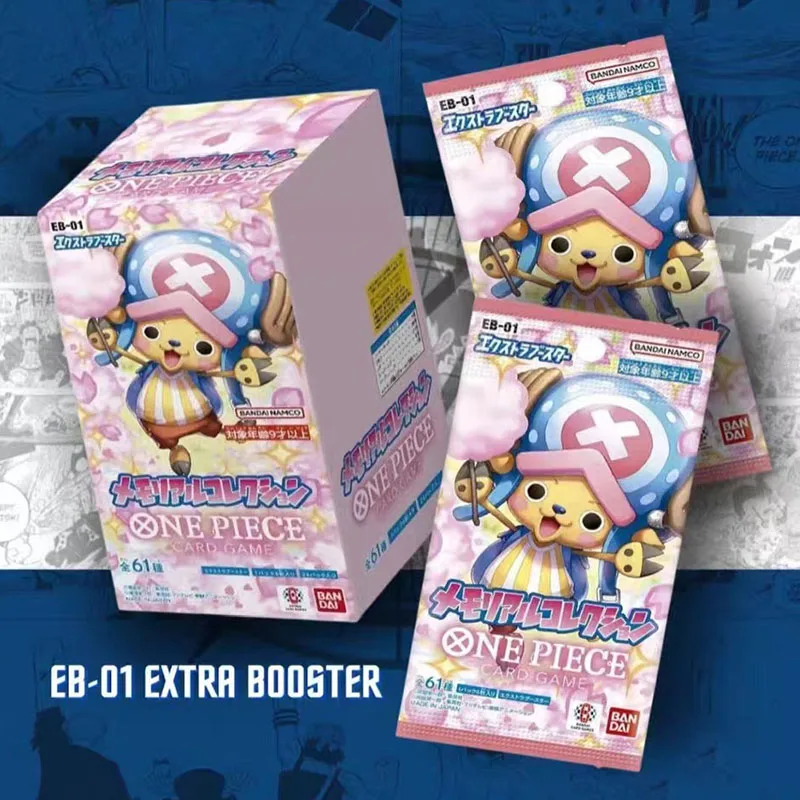 

Bandai Original Anime Card Japanese Version One Piece Game EB-01 Booster Box Anime TCG Collection Cards Kids Toys Gifts