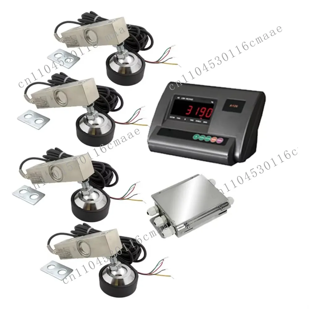 Industry pesage scale 2 ton capacity load cell kits with A12E weight screen junction box for livestock scale