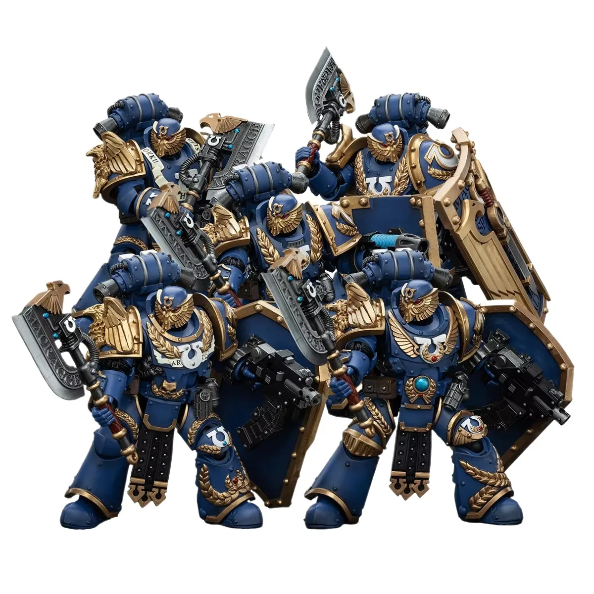 [สต็อก] JOYTOY Warhammer 30K 1/18 Action Figure Ultramarines Remus Ventanus Invictarus Suzerain Squadรุ่นอะนิเมะของเล่น