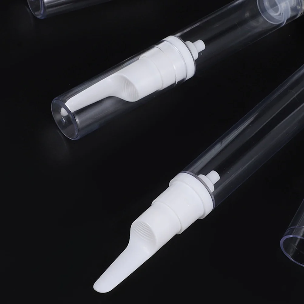 

6Pcs Empty Refillable Airless Plastic Pump Bottles Travel Size Lotion Cream Eye Cream Dispenser Leak Proof Travel Toiletries