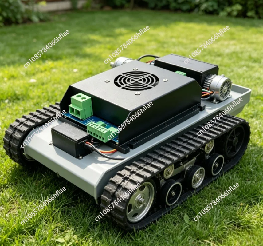 2WD Remote Control Tracked Vehicle Motor Controller 24V/48V 50A Single Way Brushed Driver for Robotic Lawn Mower