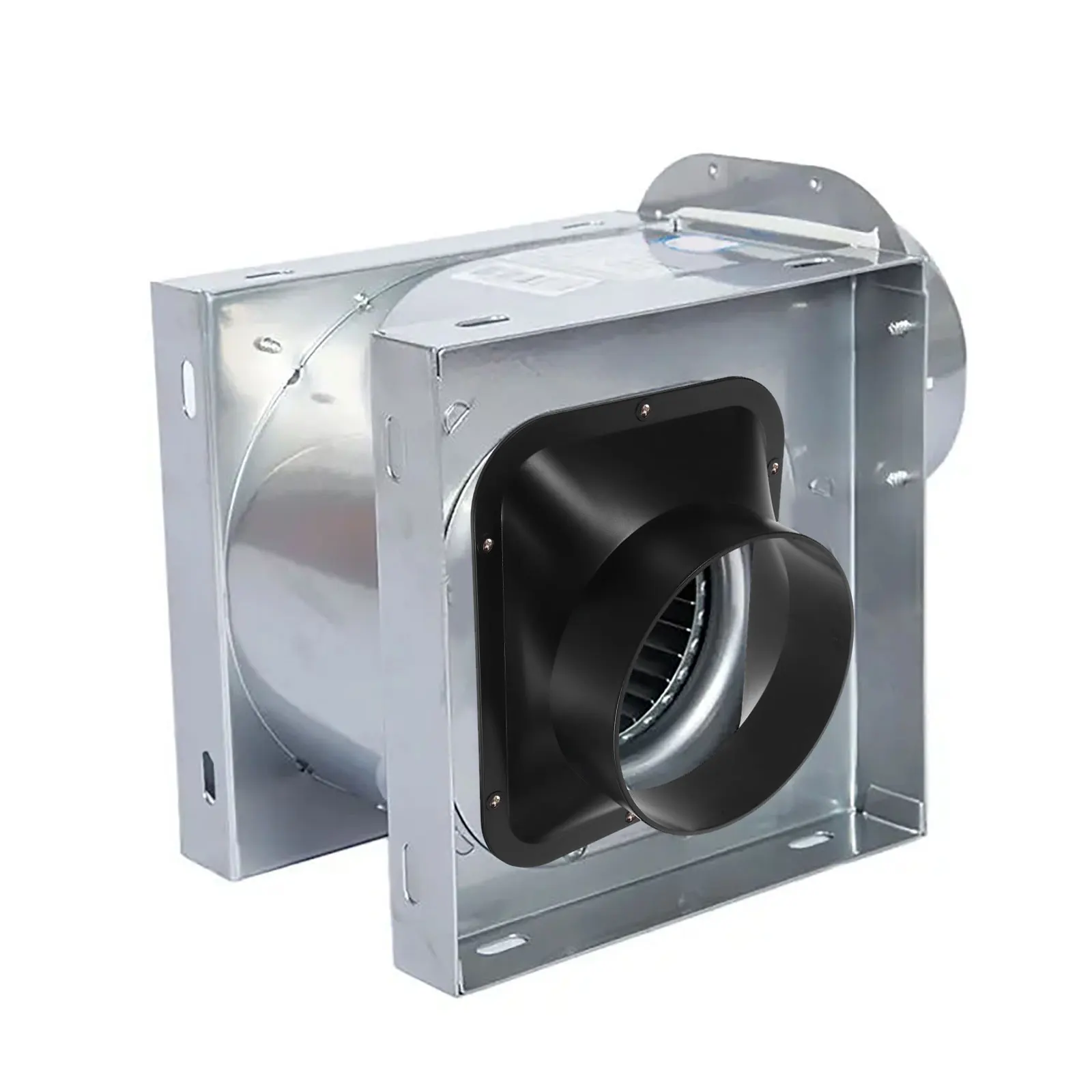 

Black Abs Dust Collection Rectangular Hood Nozzle Air Duct Connector Flange Panel Straight Pipe For Ventilation System