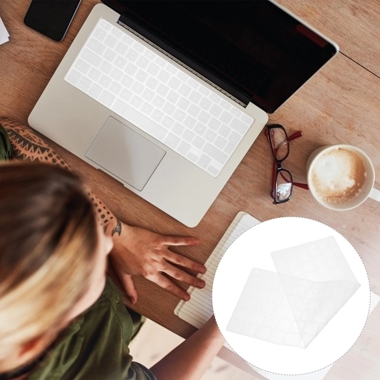 

Защитная пленка для клавиатуры, 12 шт., гибкая водонепроницаемая накладка, тонкая, мягкая, для клавиатур с подсветкой, легко чистится, защищает от проливания