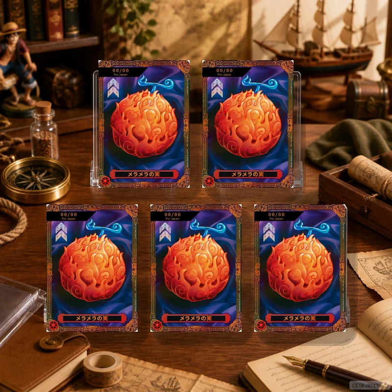 Flame-Flame Fruit JP DIY OPCG Collection Cards Self Made Single Card Classic Game Anime Card Gift Toy 5PCS 10PCS Set