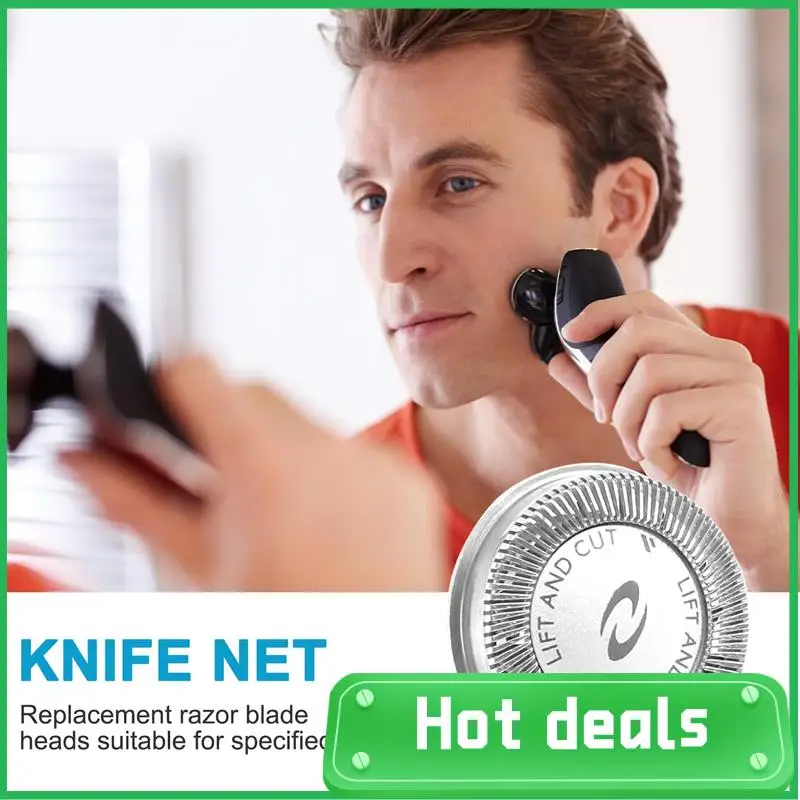 A74X-4Pcs قواطع شفرات رأس ماكينة الحلاقة البديلة لـ Norelco HQ3 HQ30/HQ32/HQ36/HQ300، فضي