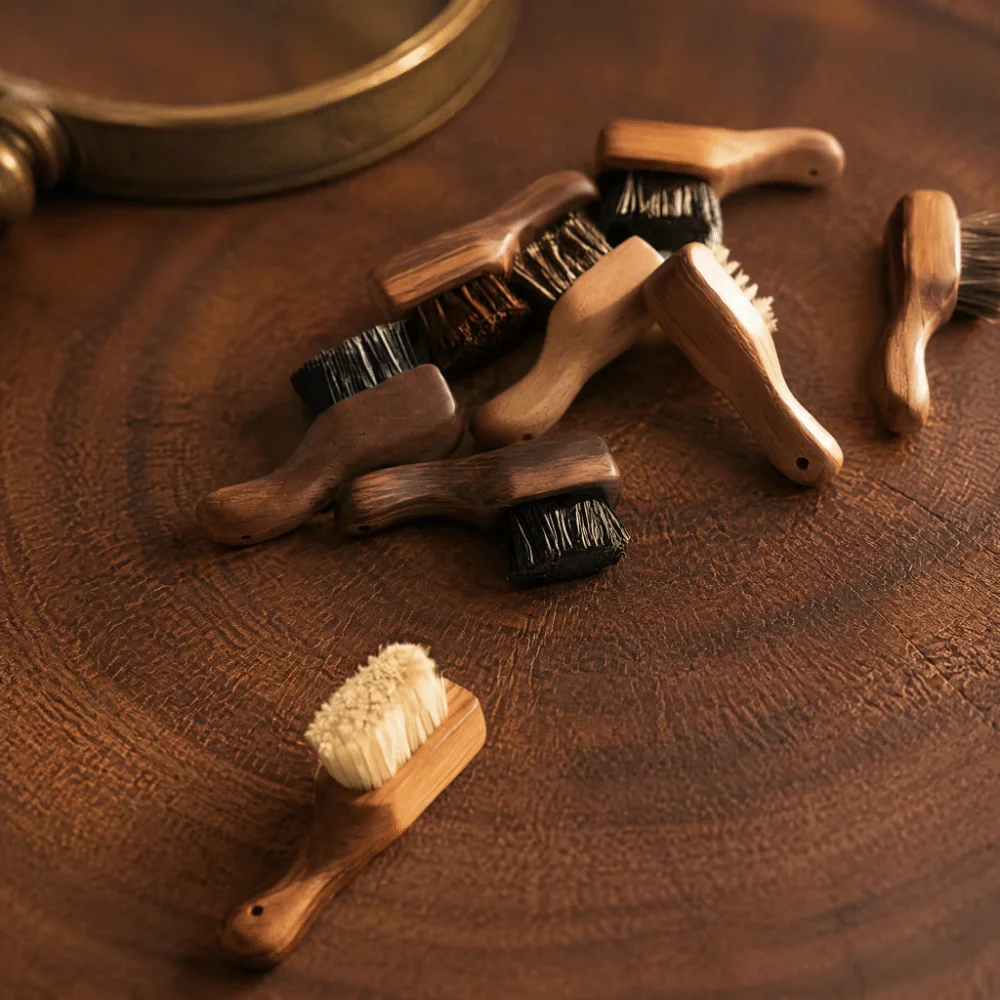 Portable Mini Wenwan Brush Compact Hand-tied String Pocket Wenwan Brush Handmade Pocket‑sized Super Small Wenwan Cleaning Brush