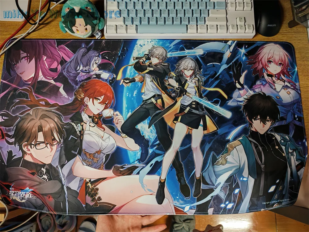 In Stock MiHoYo Official Genuine Game Honkai Star Rail Theme Series Large Mousepad Table Mat Himeko Characters Birthday Gifts