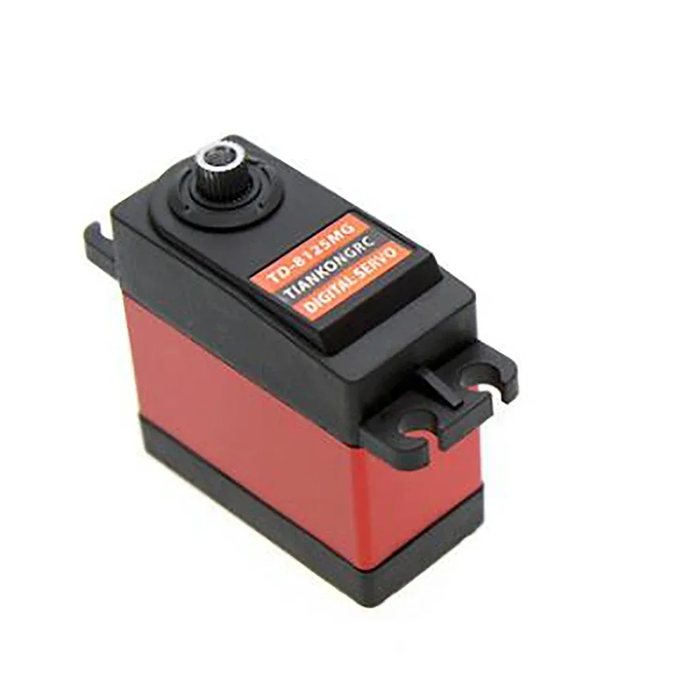 TD-8125MG Digital Servo 25KG gigi Metal torsi besar tahan air 360/270/180 derajat untuk DIY lengan Robot mobil RC Model PWM