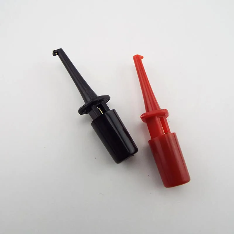 Mini Single Test Hook Clip Test Probe for Electronic Testing IC Grabber Round Crocodile Electric Clip Hook Test