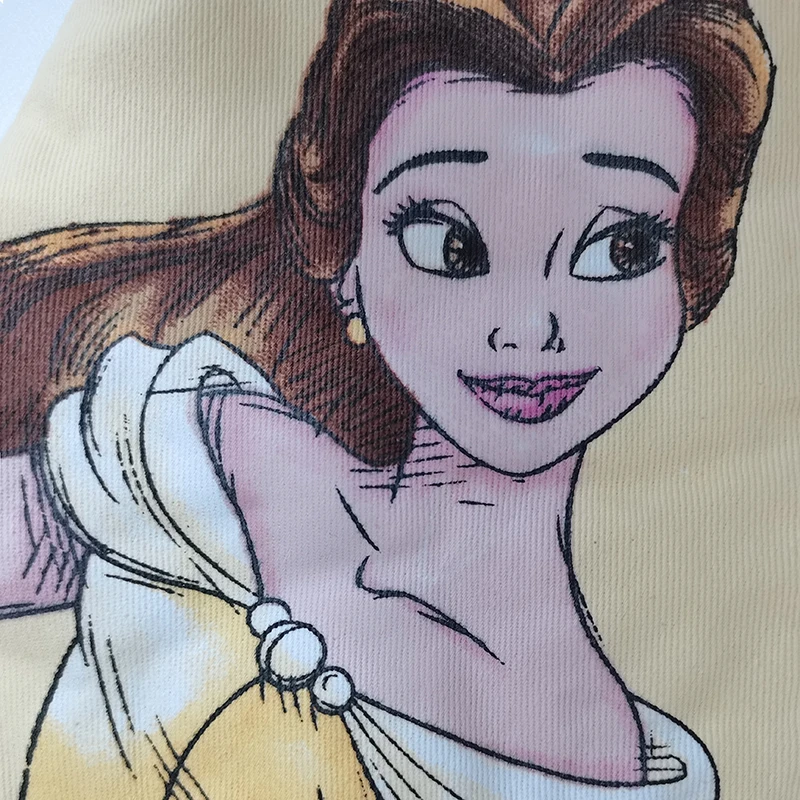 Disney Belle Princess Oven Gloves Cartoon Figures Baking Cooking Anti-scald Insulation Glove Kitchen Microwave Oven Accessories