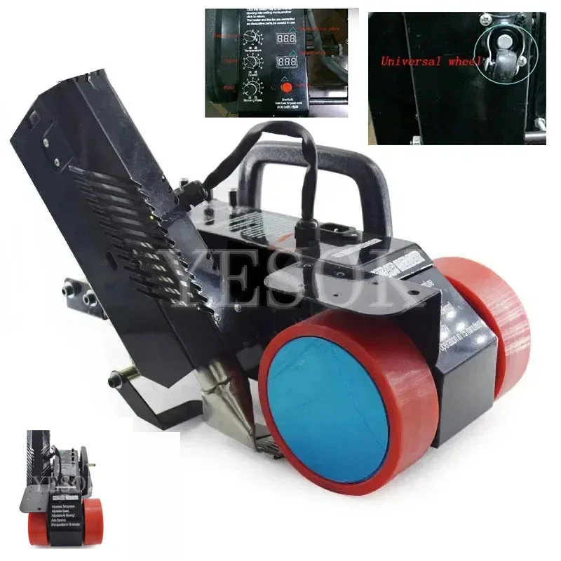 Flex Banner Welding Machine For Grid Spray Painting Cloth Light Welder Hot Air Spell Tool with PVC Polyethylene Material