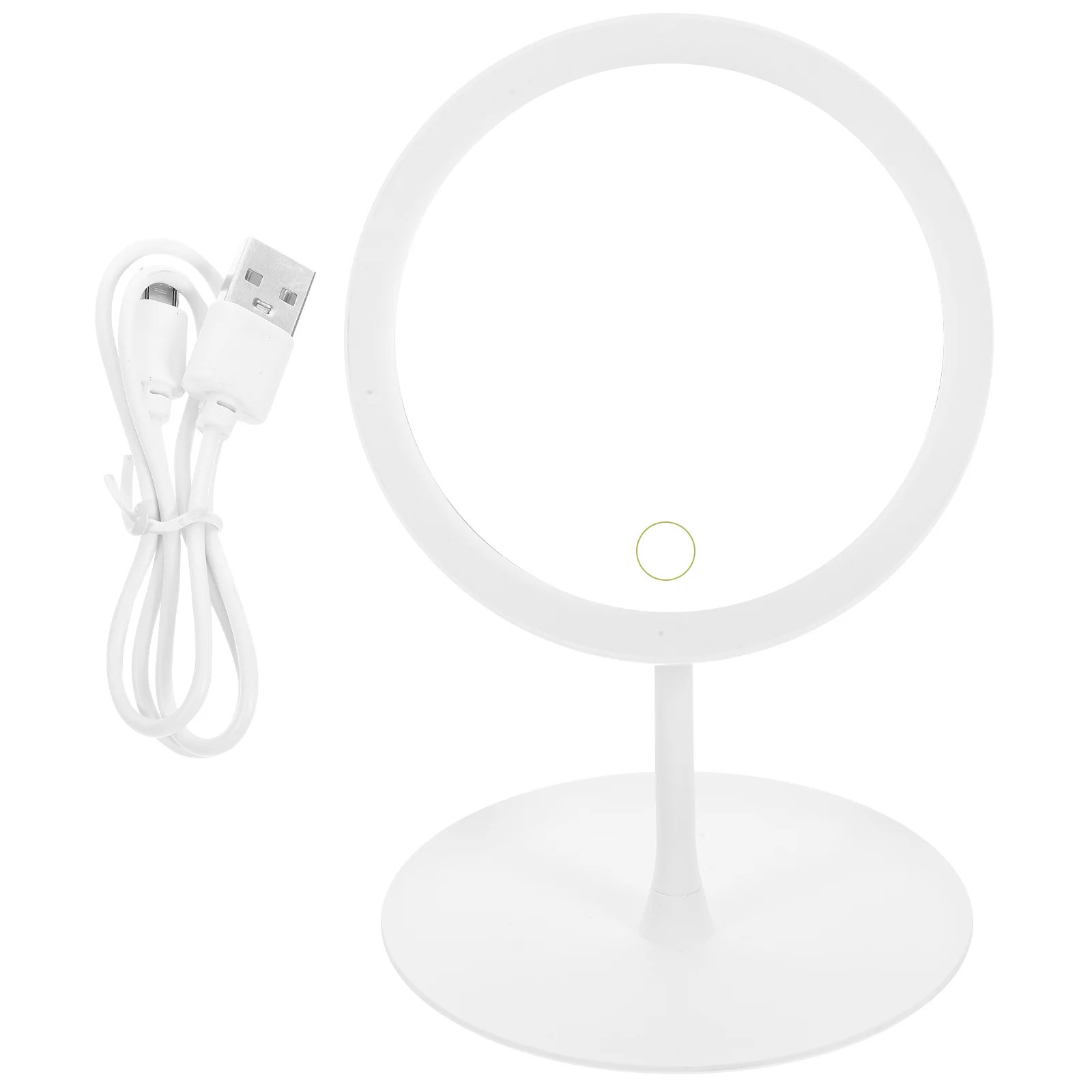 Trucco LED a pagamento 360 °   Specchio a luminosità regolabile per camera da letto Desktop portatile USB ricaricabile Smart