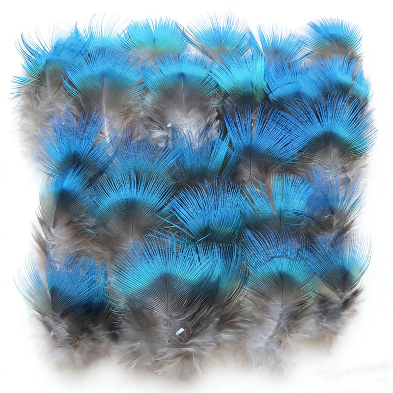 

Brand! 5-7cm 50/100Pcs!BLUE PEACOCK BODY PLUMAGE FEATHERS,Peacock Small Feathers for Crafts Needlework Handicraft Accessories