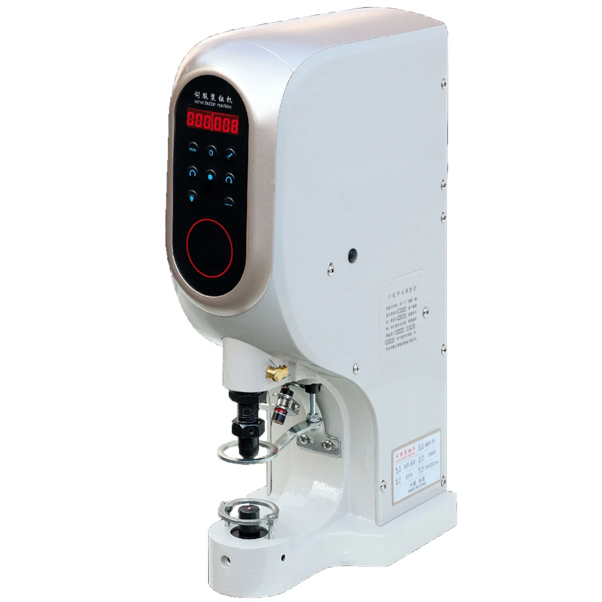 l # for-T1 single head automatic Servo motor Snap button Attaching Machine eyelet sewing machine