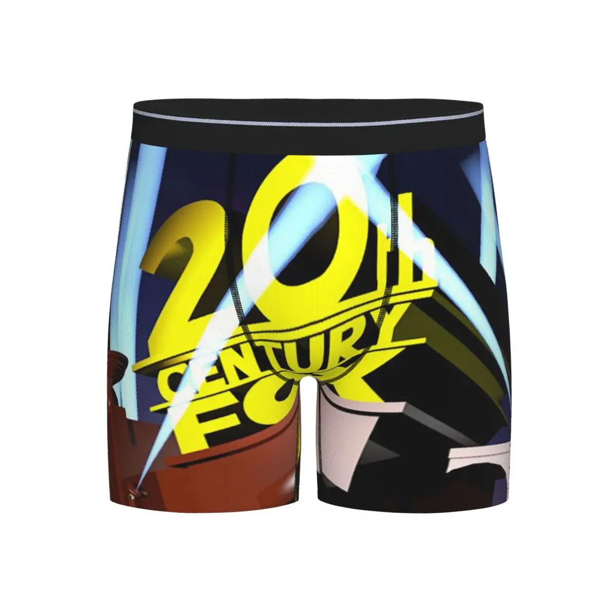 

Long Boxer Underpants Shorts 20th Century Fox Classic Panties Men's Ventilate Underwear for Homme Man Boyfriend Gifts