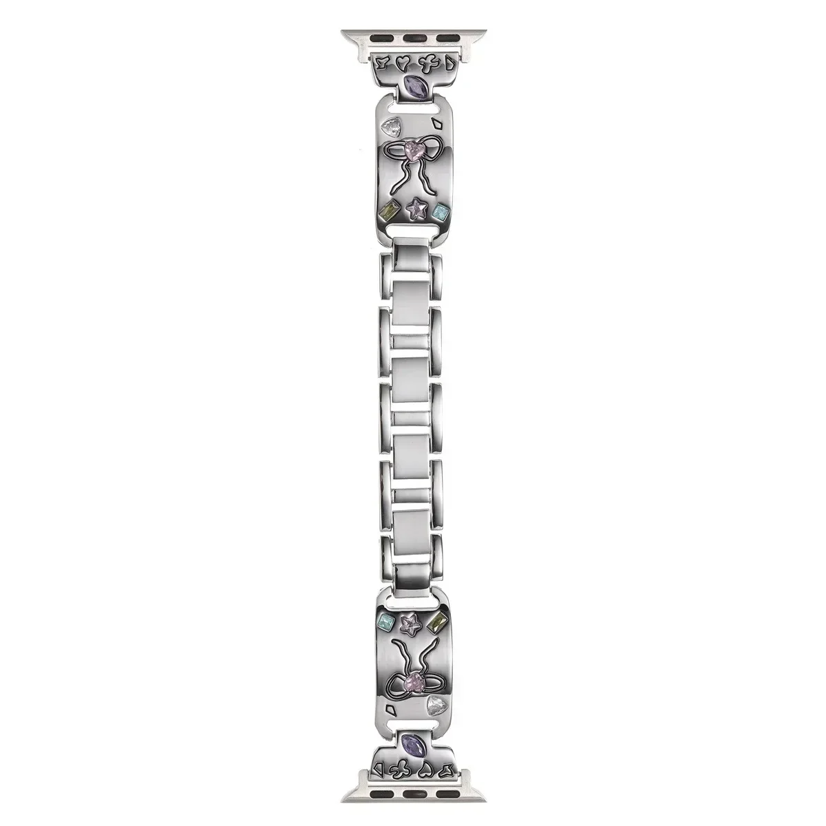 Watch Band For iWatch 42/44/45/46/49mm 38/40/41mm Metal Fashion Watch Strap For Watch Series Ultra2 Series 10/9/8/7/6/5/4/3/2/1_voghion.com