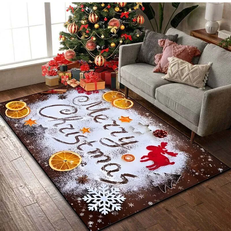 15-rozmiary Wesołych Świąt Wzór Dywaniki Sypialnia Pokój dzienny Łazienka Mata Kreatywna Mata Drzwi Szatnia Świąteczny Wystrój Dywanik