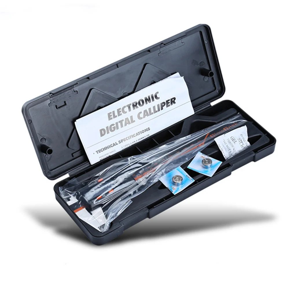 

150Mm Digital Caliper Stainless Steel Electronic Lcd Display Metric Imperial Conversion For Industrial Automotive Measurement