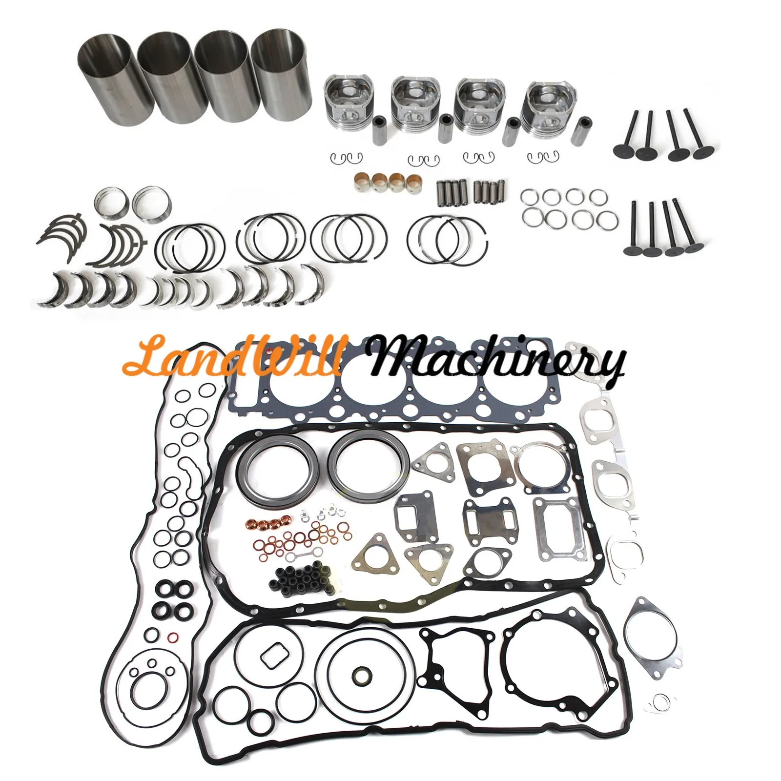 Overhaul Rebuild Kit + Connecting Rod + Crankshaft Fits For Isuzu 4HF1 Engine