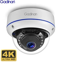 Gadinan 4K 8MP caméra IP Audio extérieur POE H.265 Onvif grand Angle 2.8mm détection de mouvement maison métal CCTV caméra de Surveillance 1