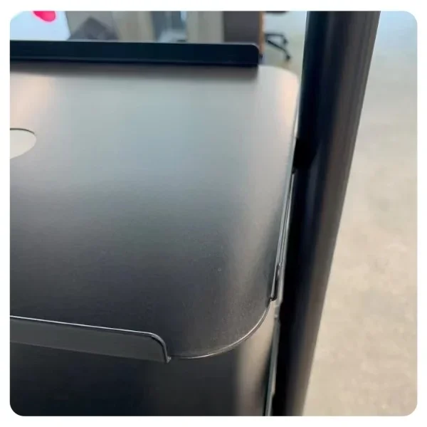 Dudukan lantai putar logam buatan kustom pabrik Tiongkok