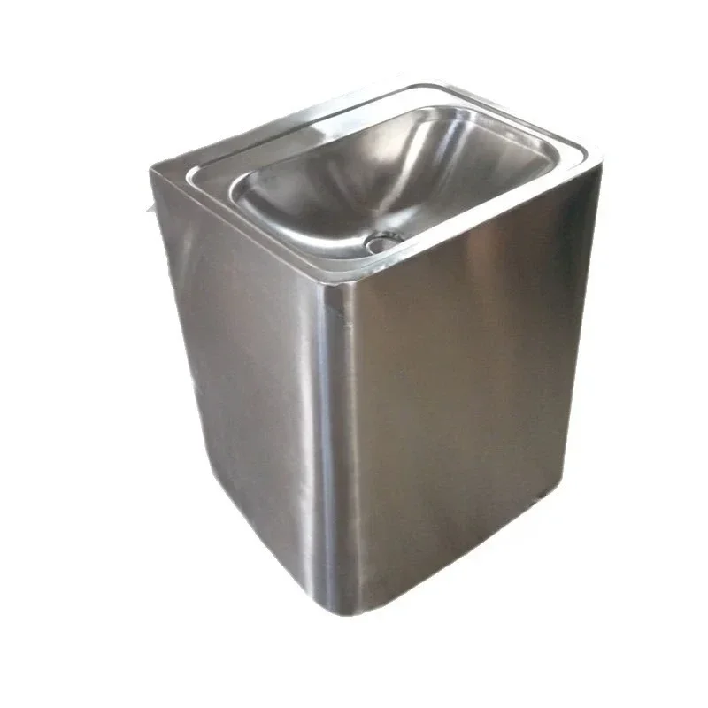 Stainless steel prison all-inclusive hand washing cabinet Rectangle confinement room hand basin White steel hand washing