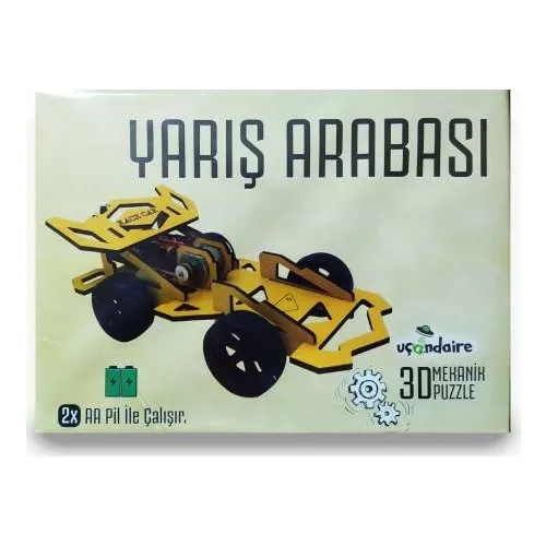 Masho Trend 3D Mechanical Formula-Puzzle Car-Disassemble Formula Robot-Wood Car-Robotic Toy