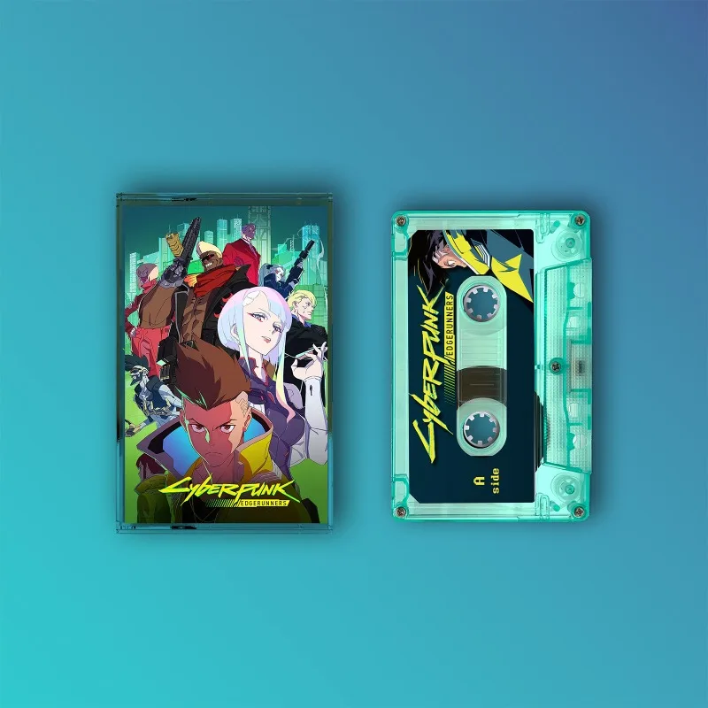 In Stock Cyberpunk: Edgerunners Anime Figures Brand New Deluxe Cassette Tape Collection Toy Desktop Ornaments Custom Gift Toy